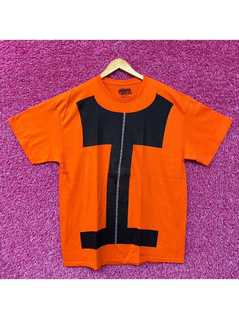 Naruto shippuden anime orange Tshirt size Extra Large